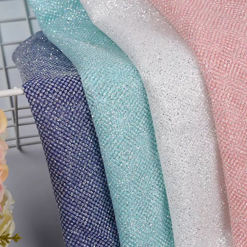 Glitter Sequin Mesh Fabric for - огляд і ціна Crystal Mesh Fabric