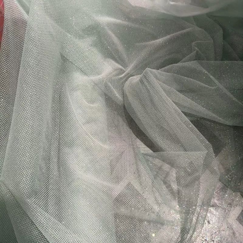 Glitter Sequin Mesh Fabric for - огляд і ціна Crystal Mesh Fabric