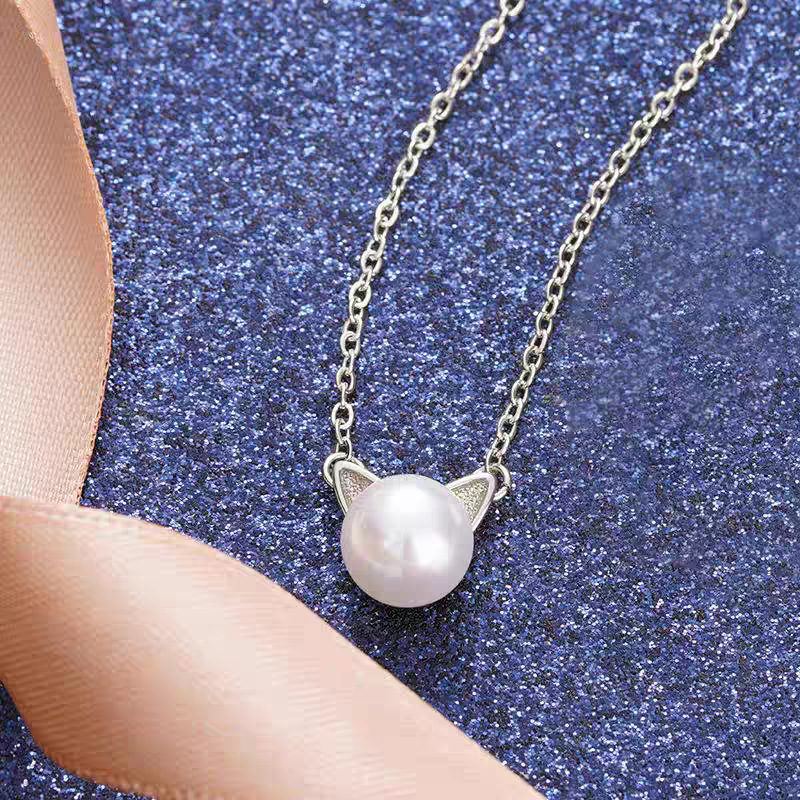 Fashion 925 Sterling Silver Je - огляд і ціна Pearl Trim Chain