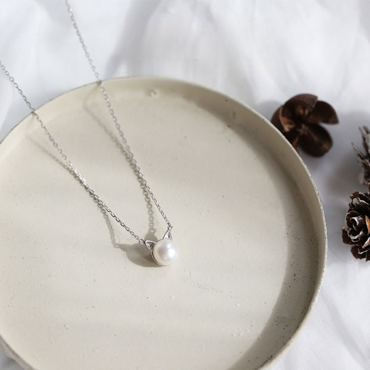Fashion 925 Sterling Silver Je - огляд і ціна Pearl Trim Chain