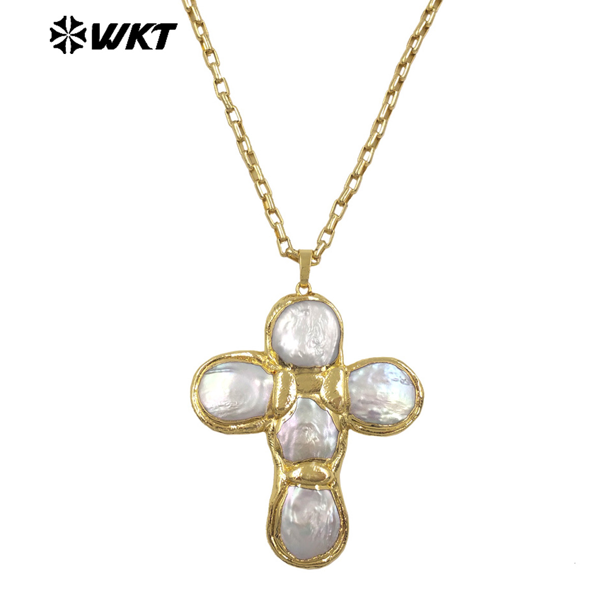 WT-JN349 Newest Design Natural - огляд і ціна Pearl Trim Chain