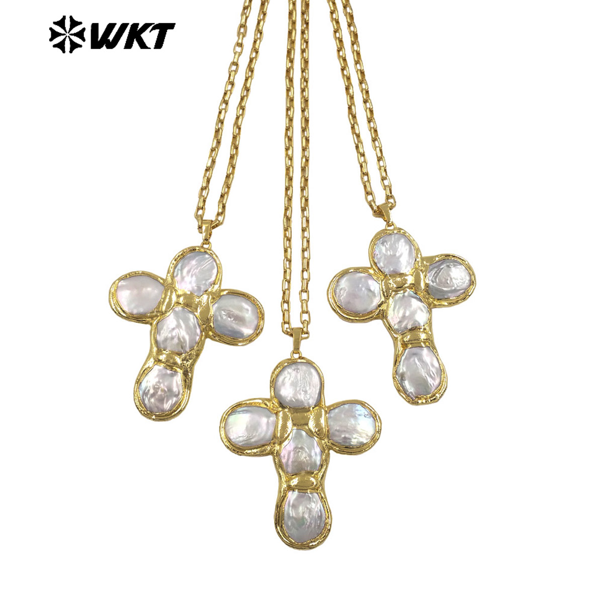 WT-JN349 Newest Design Natural - огляд і ціна Pearl Trim Chain