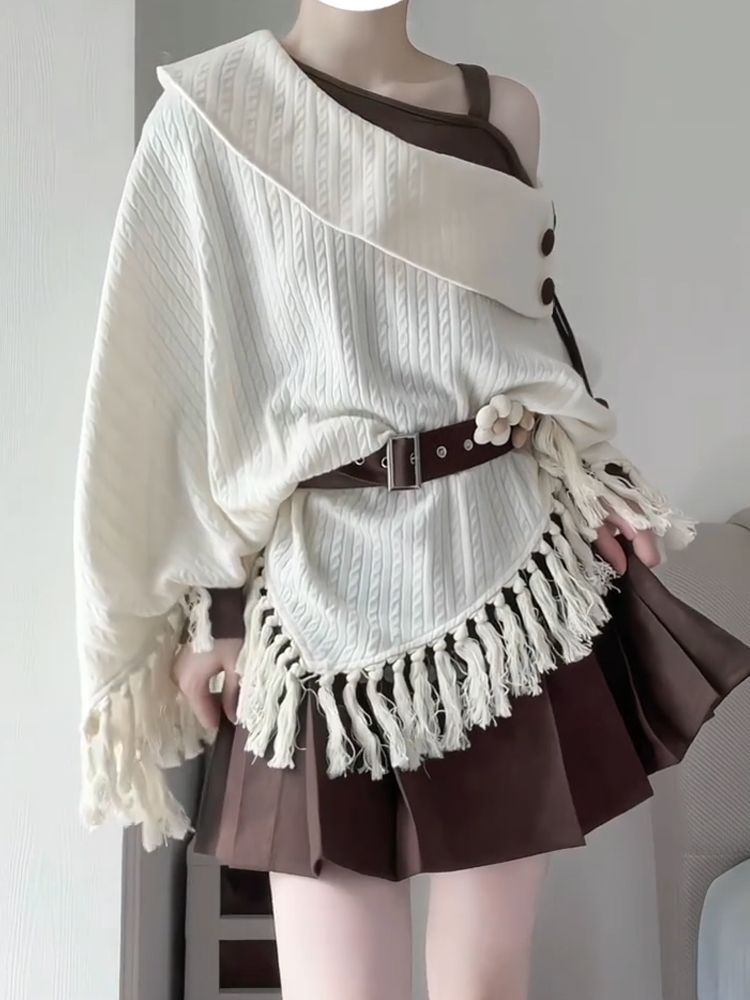 Japanese Vintage Mori Kei 2pcs - огляд і ціна Tassel Fringe Trim
