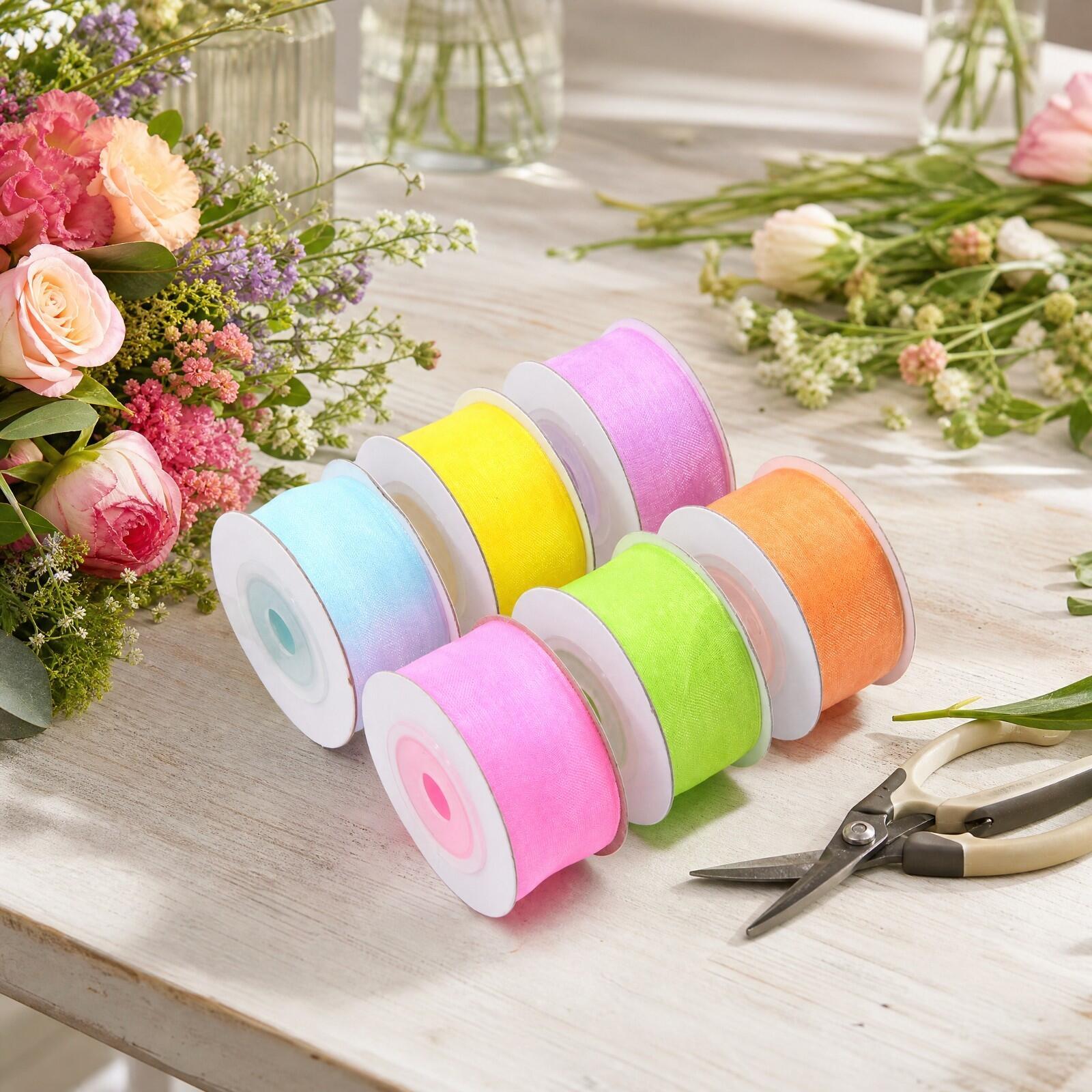 Translucent Nylon Craft Ribbon - огляд і ціна Organza Ribbon Spool