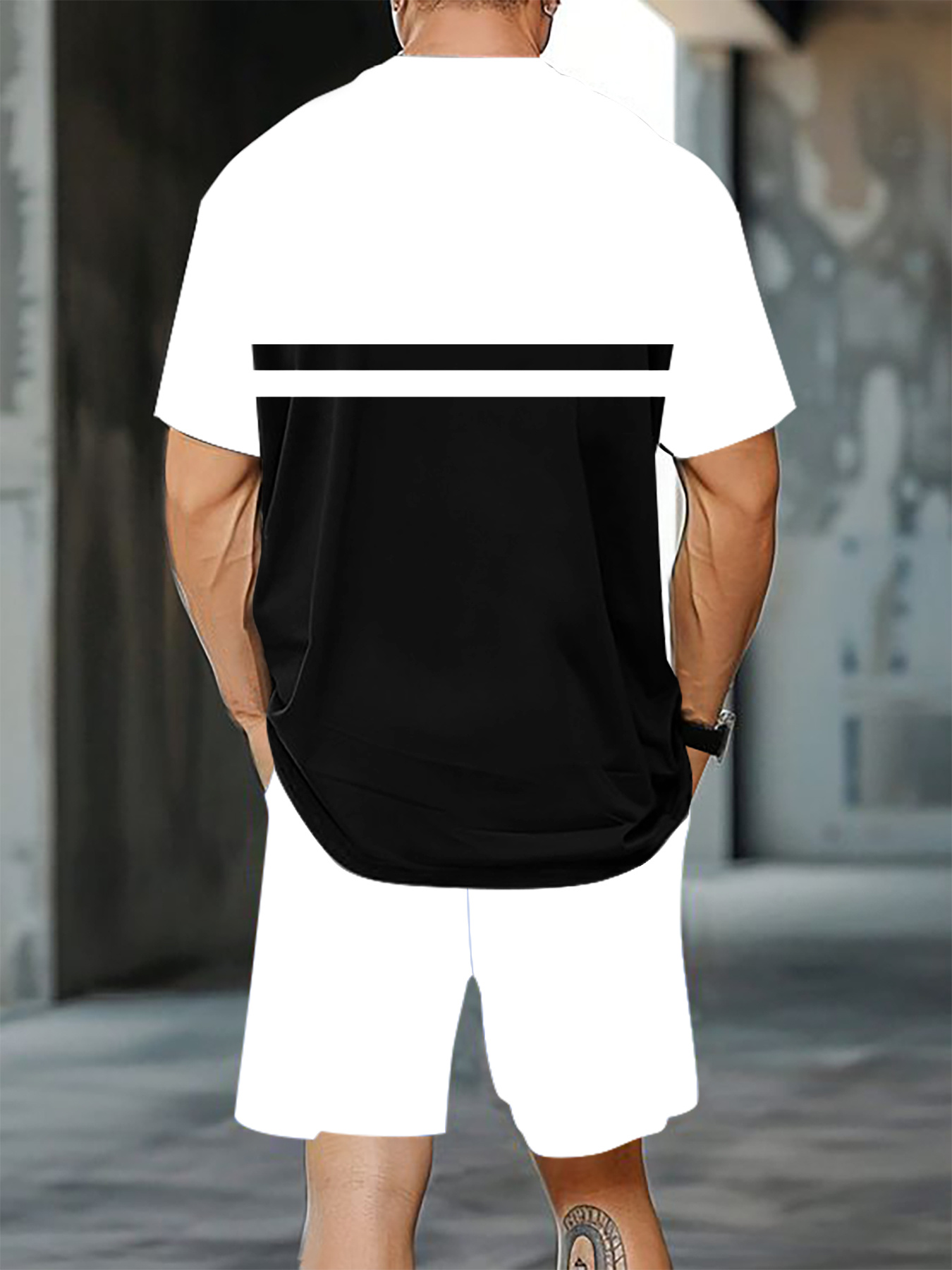 Summer Men's Short-Sleeved Sho - огляд і ціна Embellish Knit