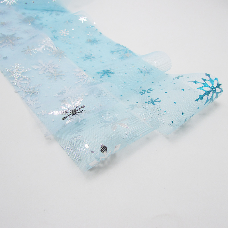 6cm*25yds Organza snow flower  - огляд і ціна Organza Ribbon Spool