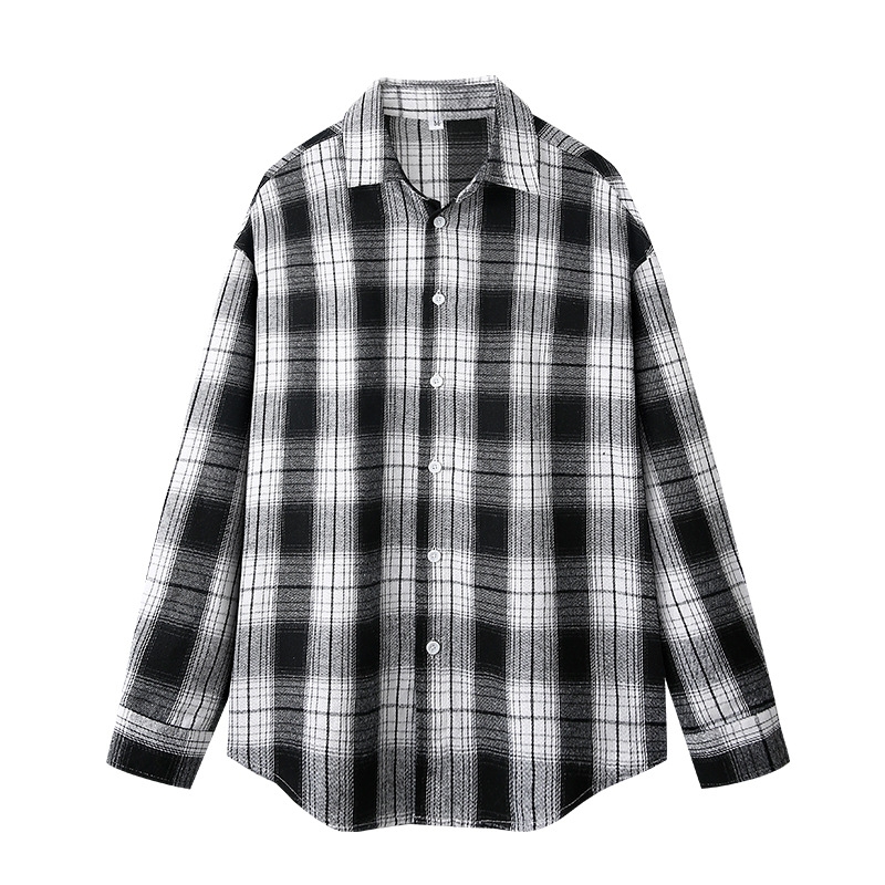Unisex Plaid Button Down Shirt - огляд і ціна Embellish Knit