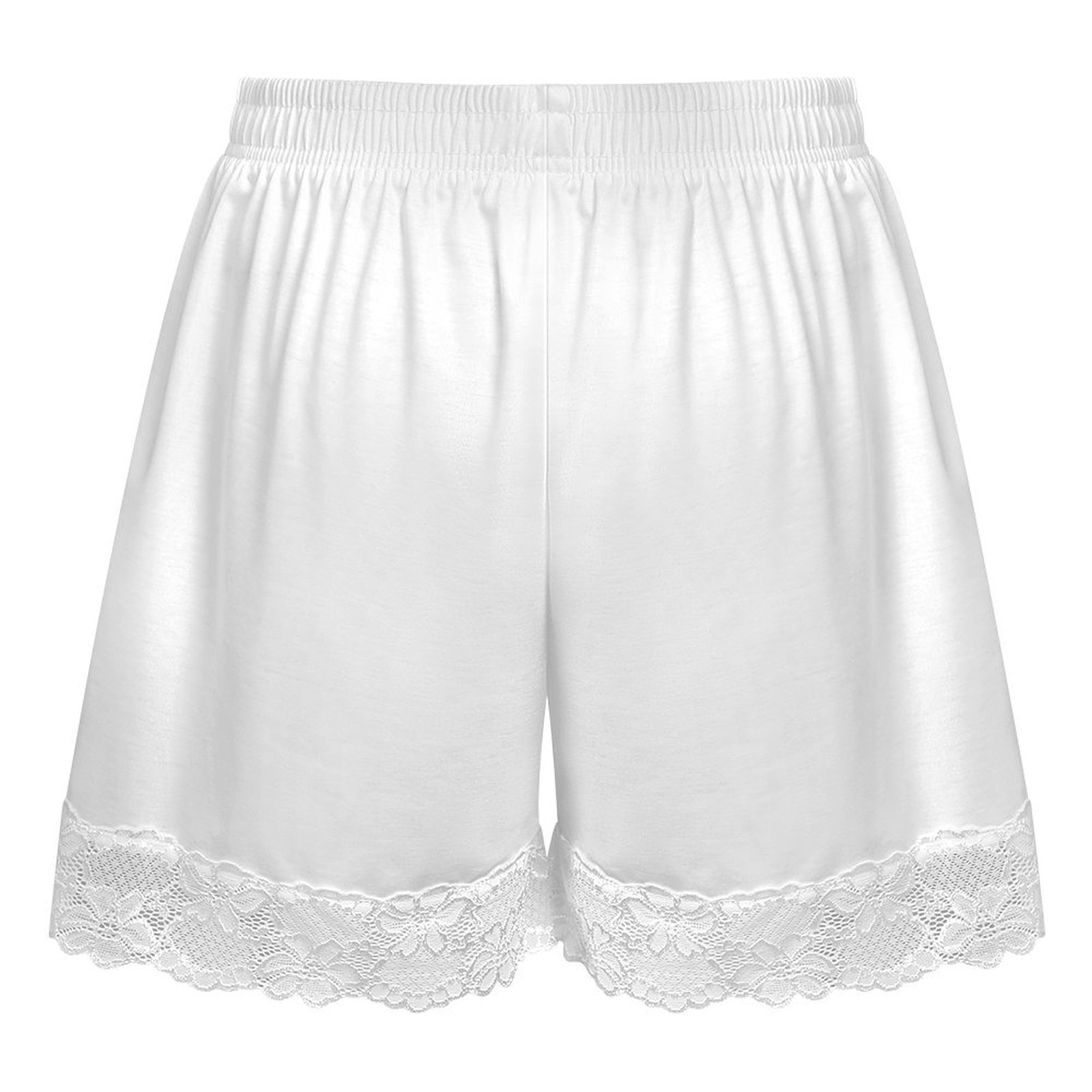 Women's lace trimmed sleep pan - огляд і ціна Elastic Lace Trim